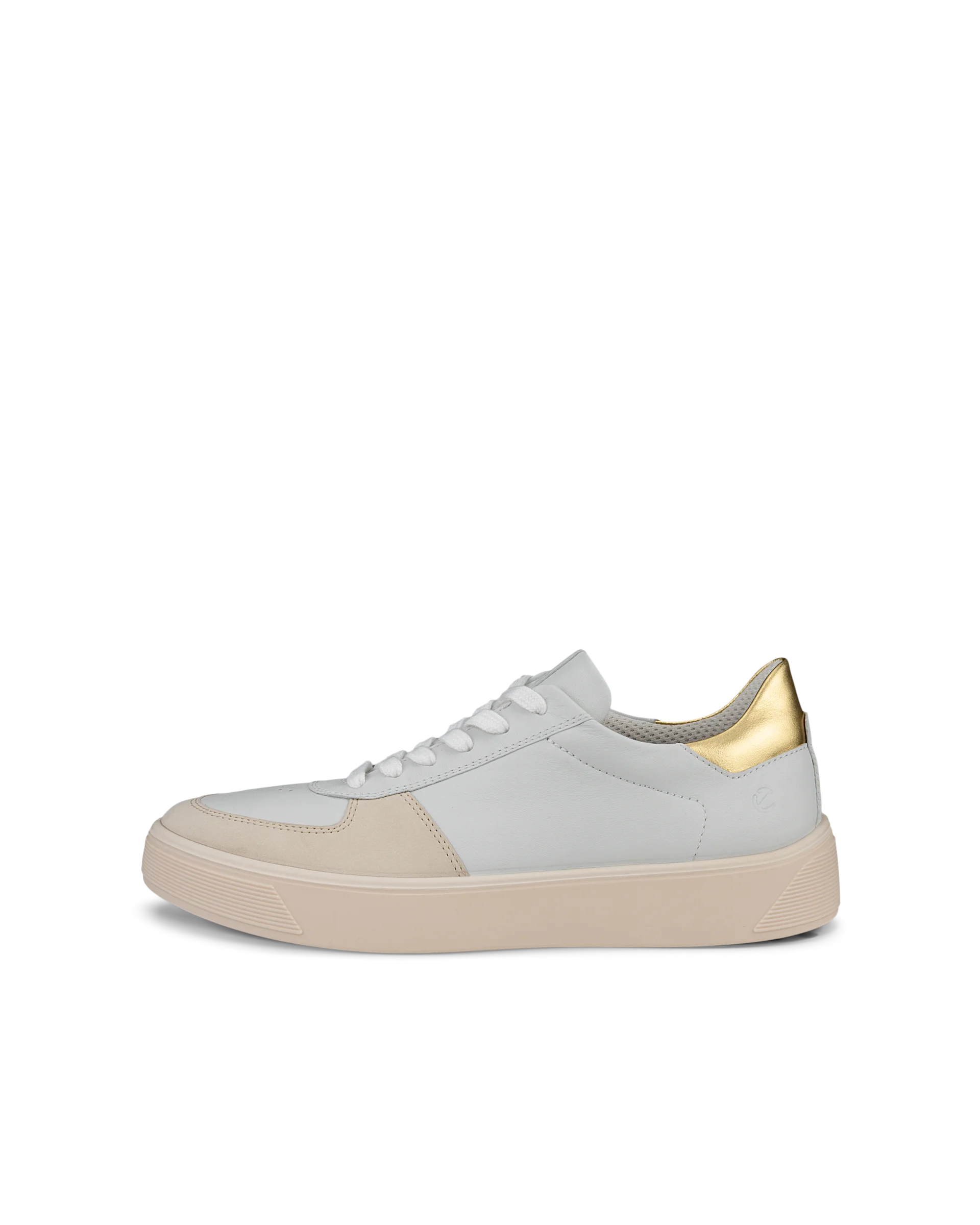 ECCO STREET TRAY W Damen Ledersneaker Beige