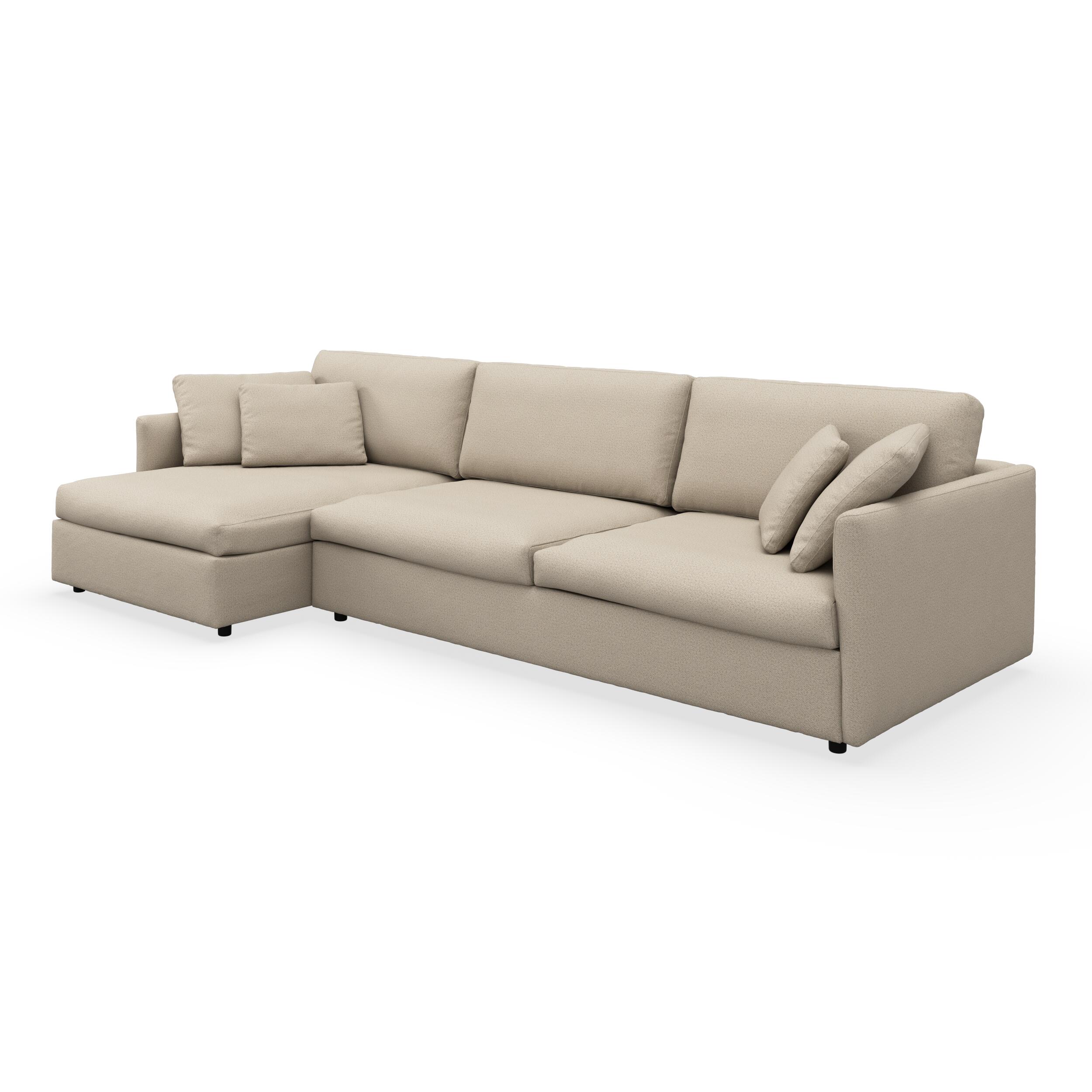 Angolo venstrevendt sofa med chaiselong