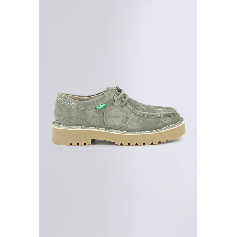 Daltrey low Kaki DERBIES Cuir Femme