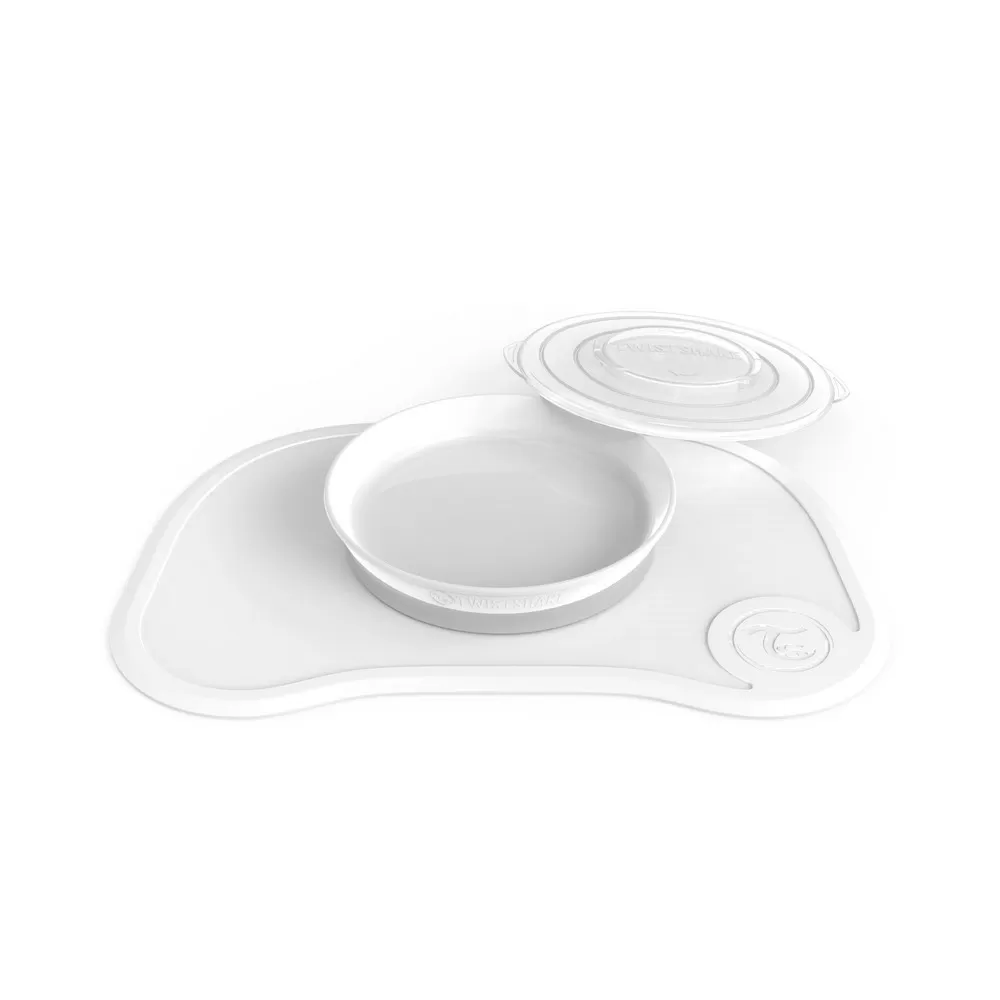 Twistshake Click Mat skridsikker underlag 6 mdr  - Hvid