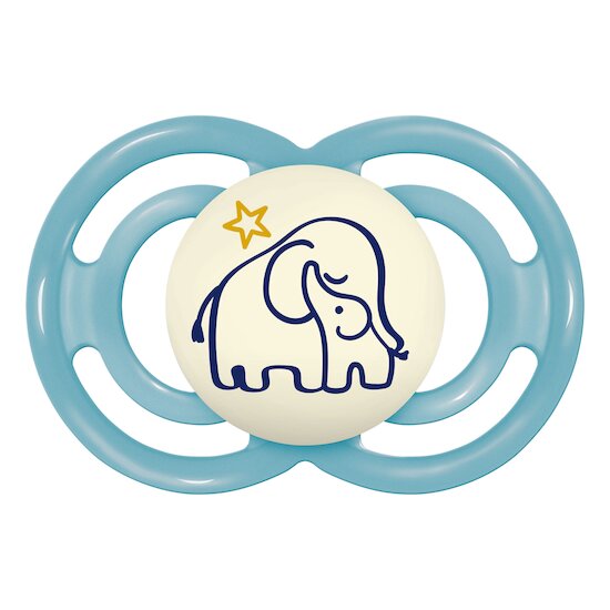 Lot de 2 sucettes Perfect Nuit 6m+ Aléatoire   Duo Animaux        de               Mam