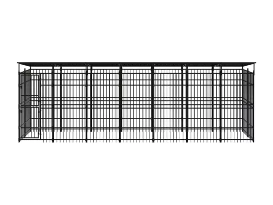 Chenil cage enclos pac noire 672 x 192 x 200 cm 02_0041737