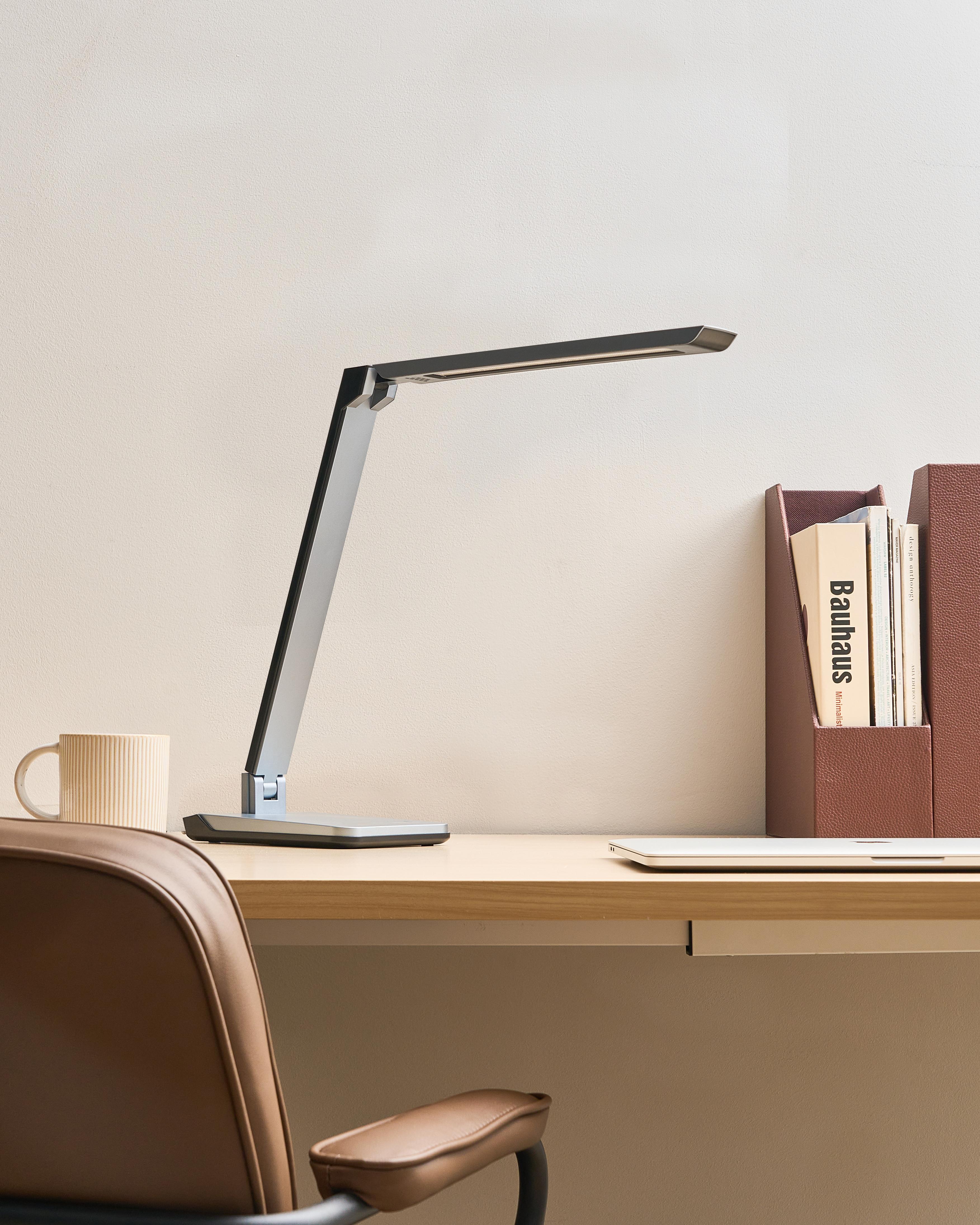 LED bureaulamp PICTOR met dimmer Donkergrijs