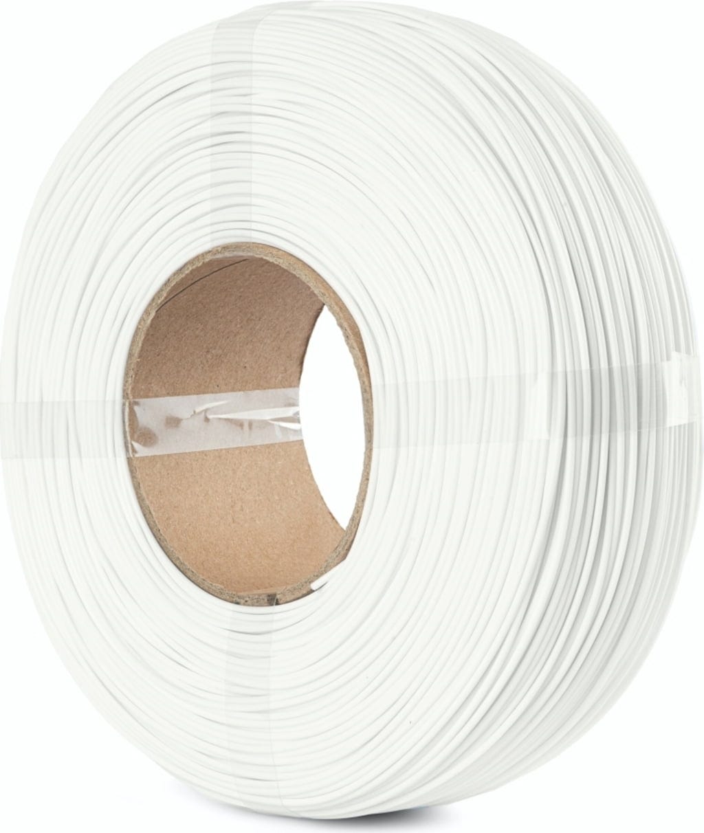 The Filament  ReFill PLA HS Traffic White, 1,75 mm / 1000 g    Kosteneffizientes High Speed PLA ohne Spule in Traffic White
