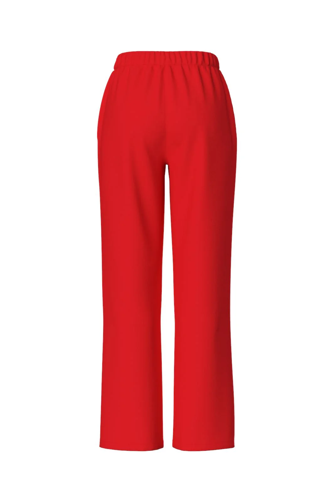 Pieces Pcchilli Summer Wide Pants 4702993 poppy red