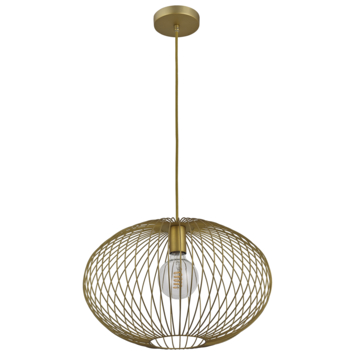 GAMMA hanglamp Nikki XL messing 27,5xØ44 cm