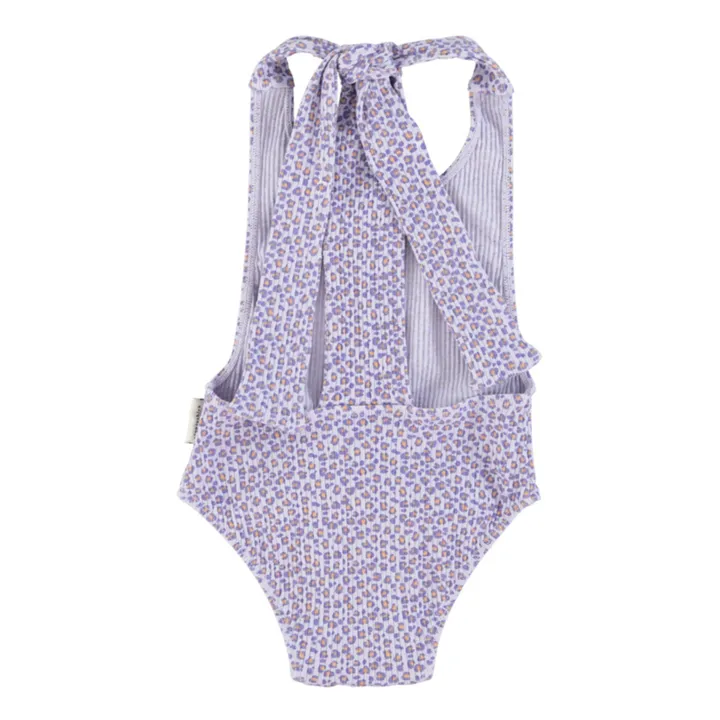 Piupiuchick Maillot de Bain Léopard Matière Recyclée | Lavande