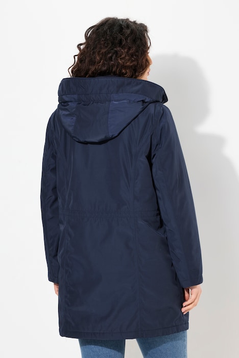HYPRAR Performance-Parka, Stehkragen, Kapuze, recycelt