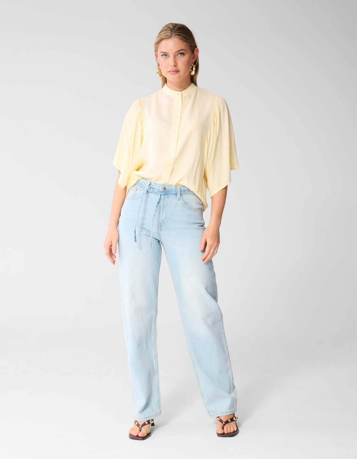 Balloon Fit Jeans Mediumstone/Bleached