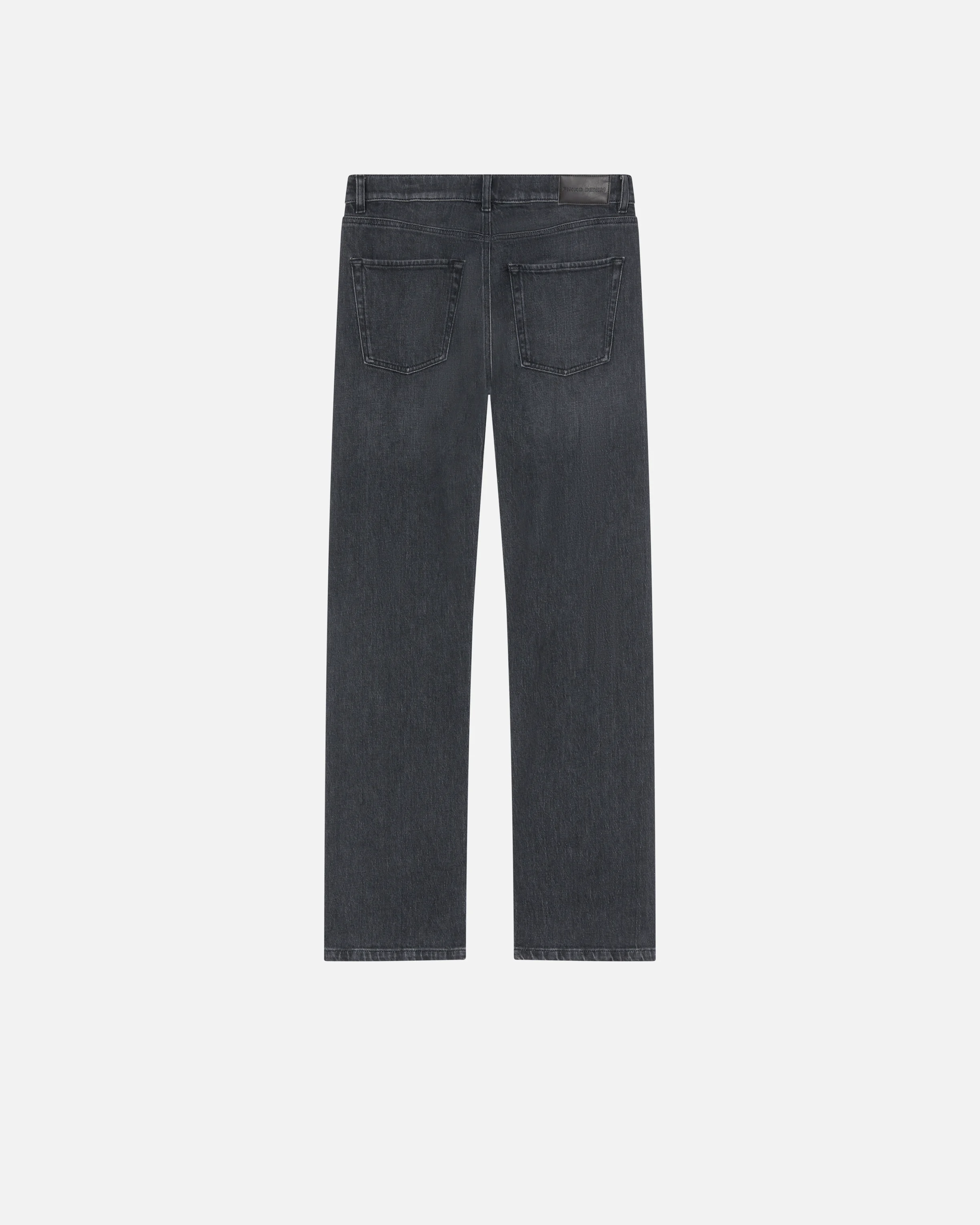 Jean droit gris foncé | Gris