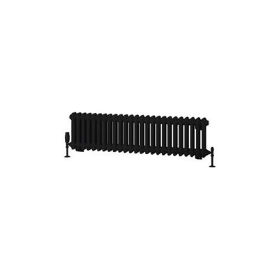 Eastbrook Rivassa 2 koloms radiator 115x30cm staal 889W zwart mat