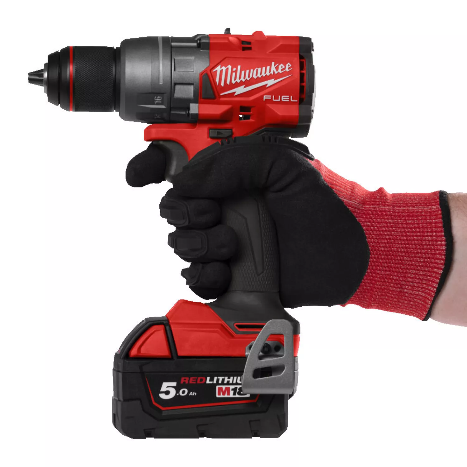 Milwaukee M18 FDD3-502X FUEL™ boorschroefmachine (2x 5.0 Ah accu) in HD box - 158Nm - 18V