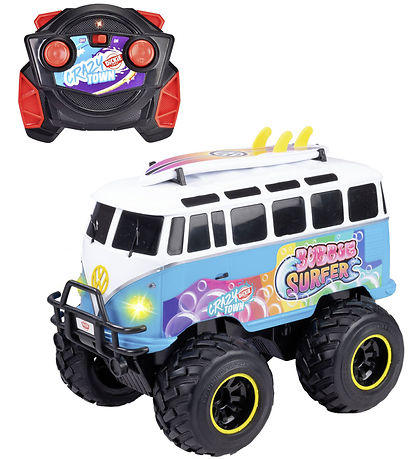 Dickie Toys Fjernstyret Bil - RC Volkswagen T1 BubBlå Bus