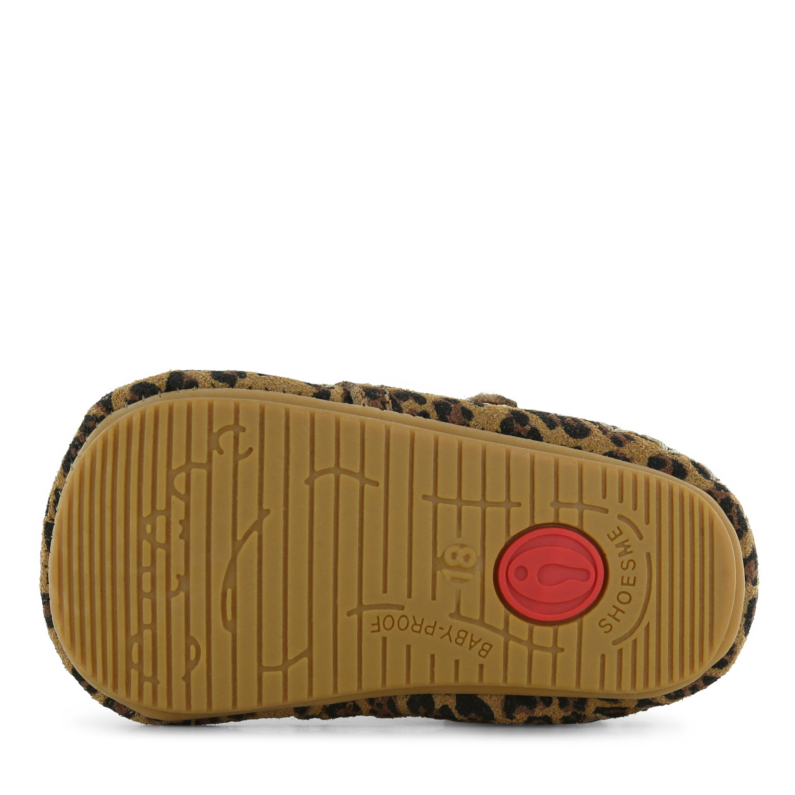 Shoesme panterprint BABY-PROOF® schoentje met franjes Suède | Sale
