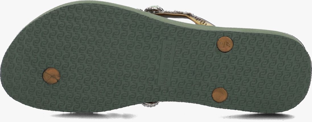 UZURII groene uzurii teenslippers beatrix