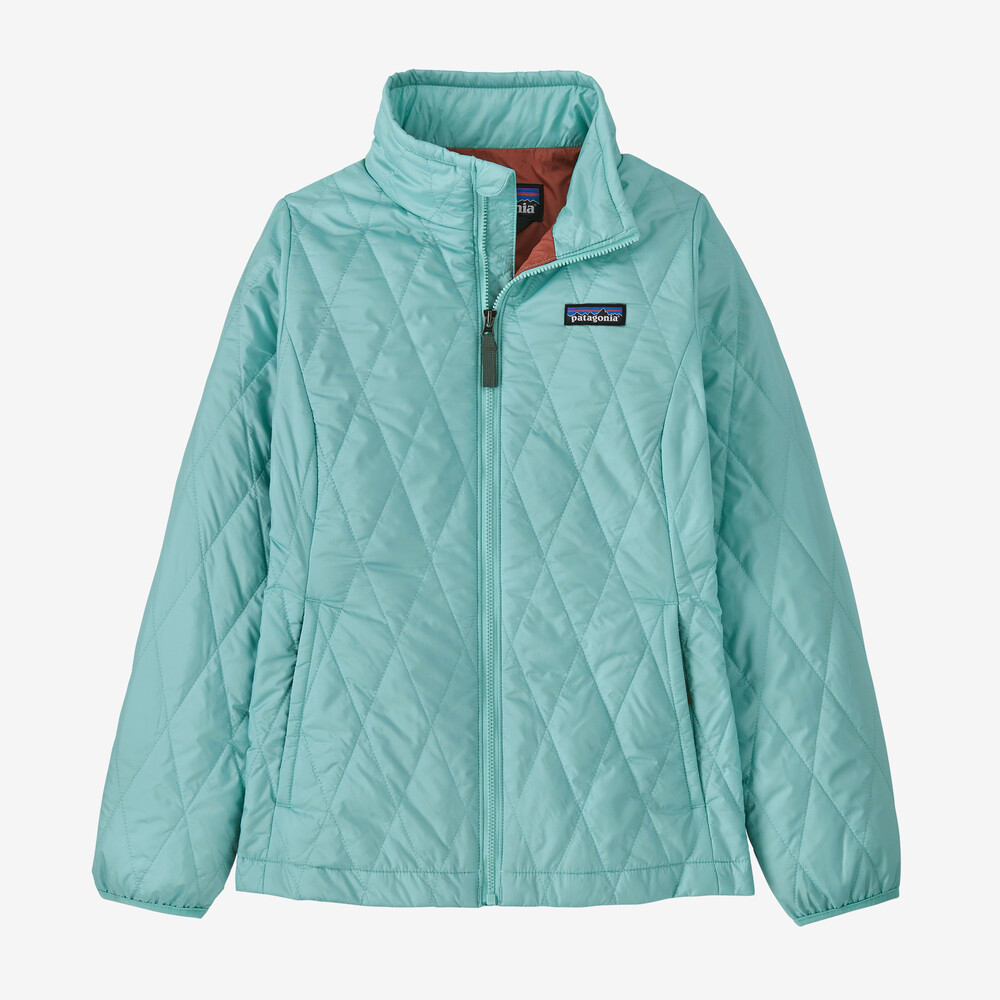 Kinder-Steppjacke mit Nano-Puff-Diamantmuster