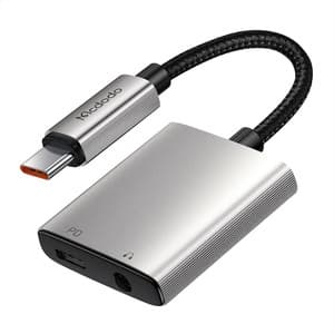 2-i-1 lydadapter Mcdodo CA-5550 2-i-1 lightning til lightning + DC 3,5 mm
