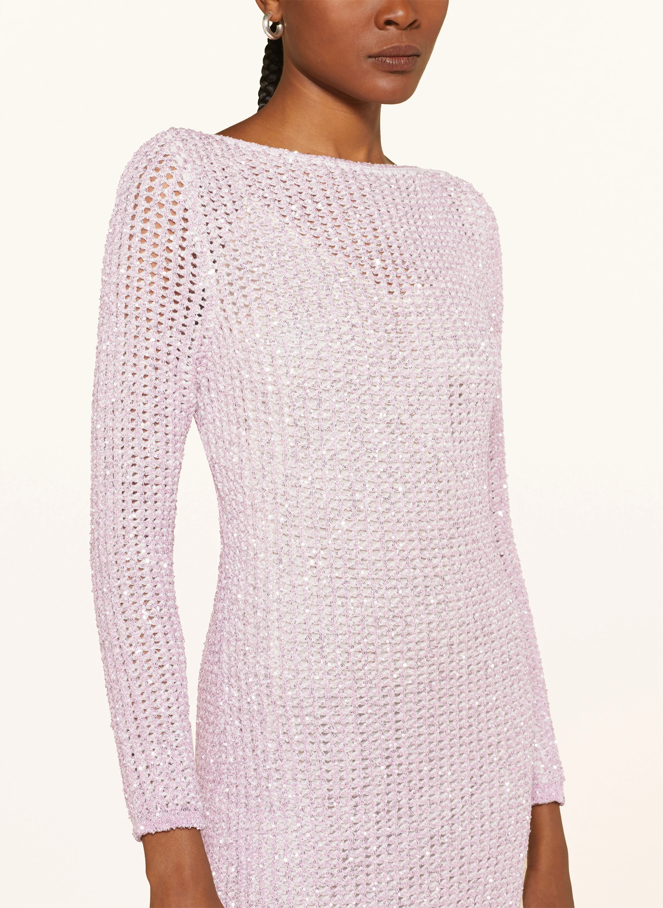 MARC CAIN Strickkleid mit Pailletten