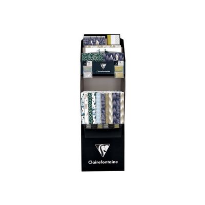 Clairefontaine - Sac cadeau - winter vert - 21,5 cm x 10,2 cm x 25,3 cm