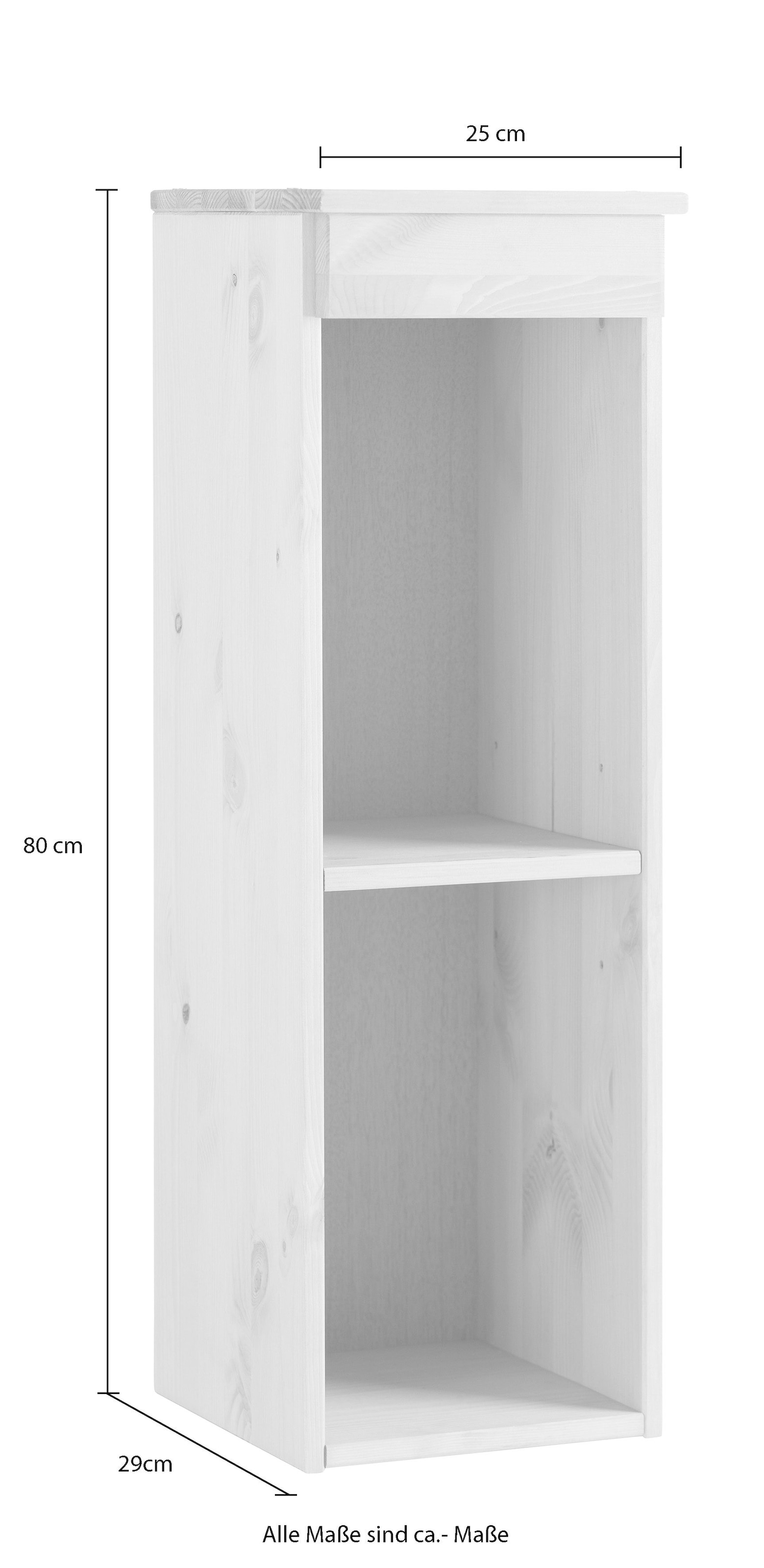 Home affaire Hängeregal »Oslo« 25 cm breit, aus massiver Kiefer
