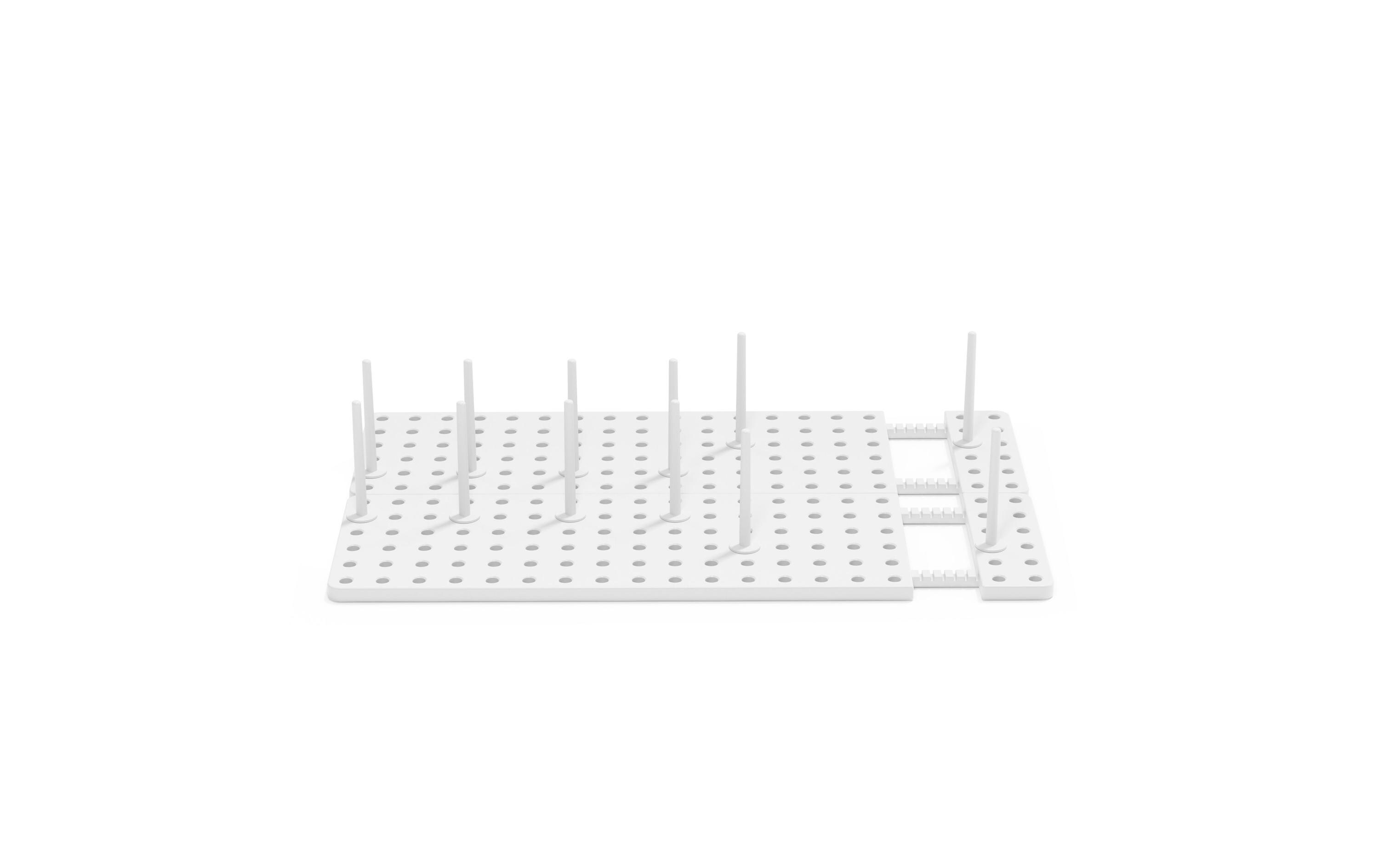 Abtropfgestell Peggy 2er Set, WeissSchubladenorganizer oder Abtropfgitter
