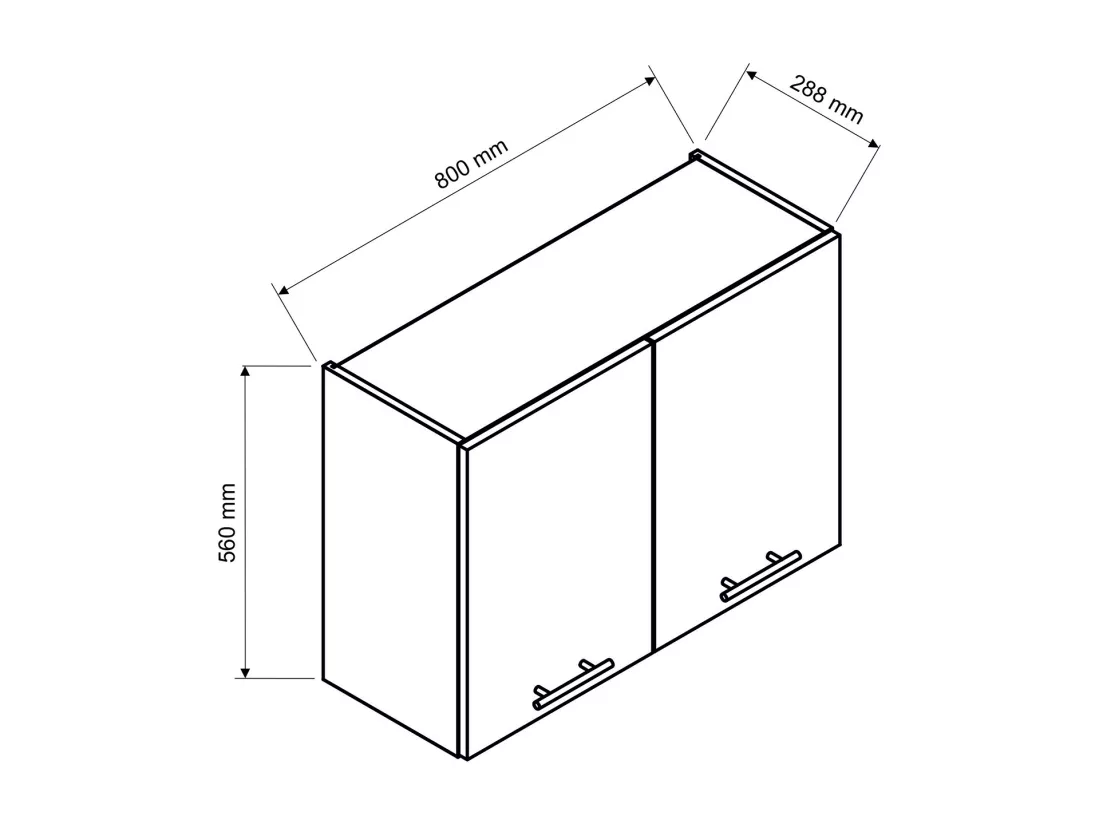 Cuisine complète MILA 6 éléments couleur sonoma avec plan de travail inclus - Longueur 180 cm