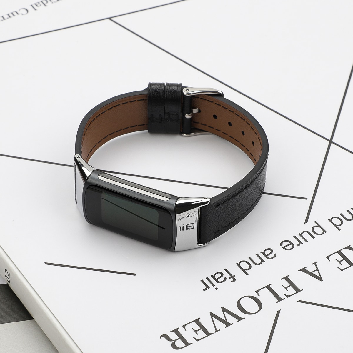 Skinnreim til Fitbit Charge 5, sort