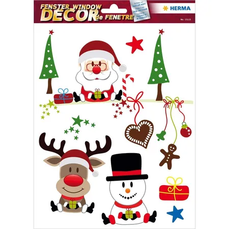 HERMA Herma Fensterbild / A4 / ablösbar / innen und aussen sichtbar / Weihnachtsfreude