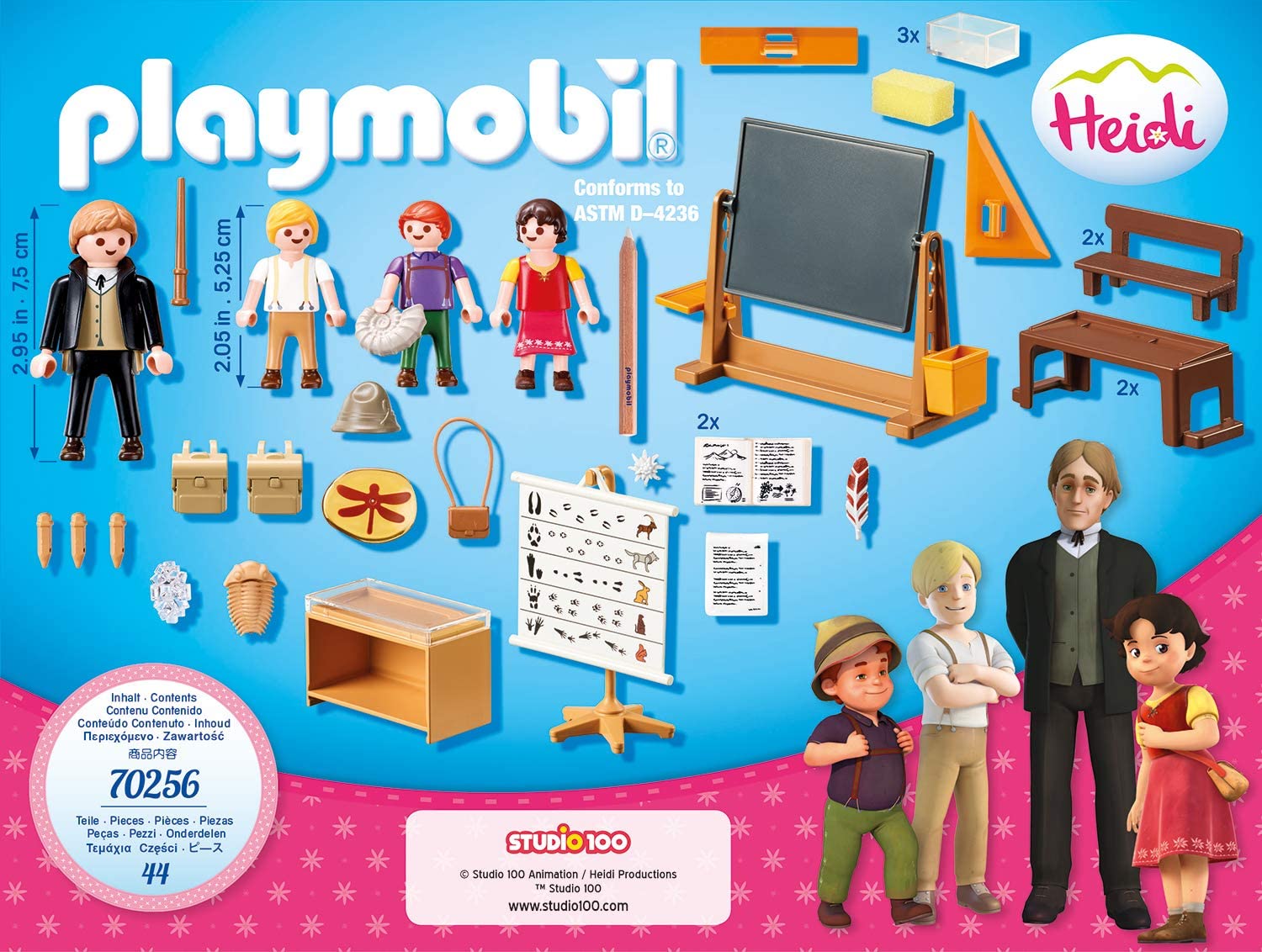 PLAYMOBIL® 70256 - Heidi - Schulunterricht im Dörfli