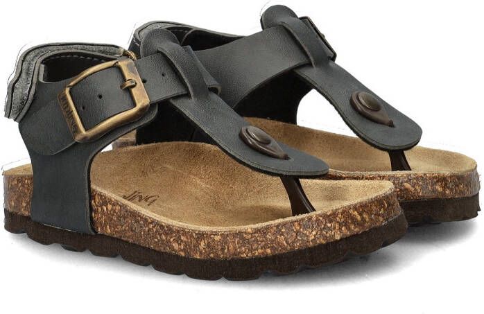 Kipling Juan 3 sandalen grijs Imitatieleer Effen 32