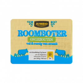 Jumbo Ongezouten roomboter (alleen beschikbaar binnen Europa)