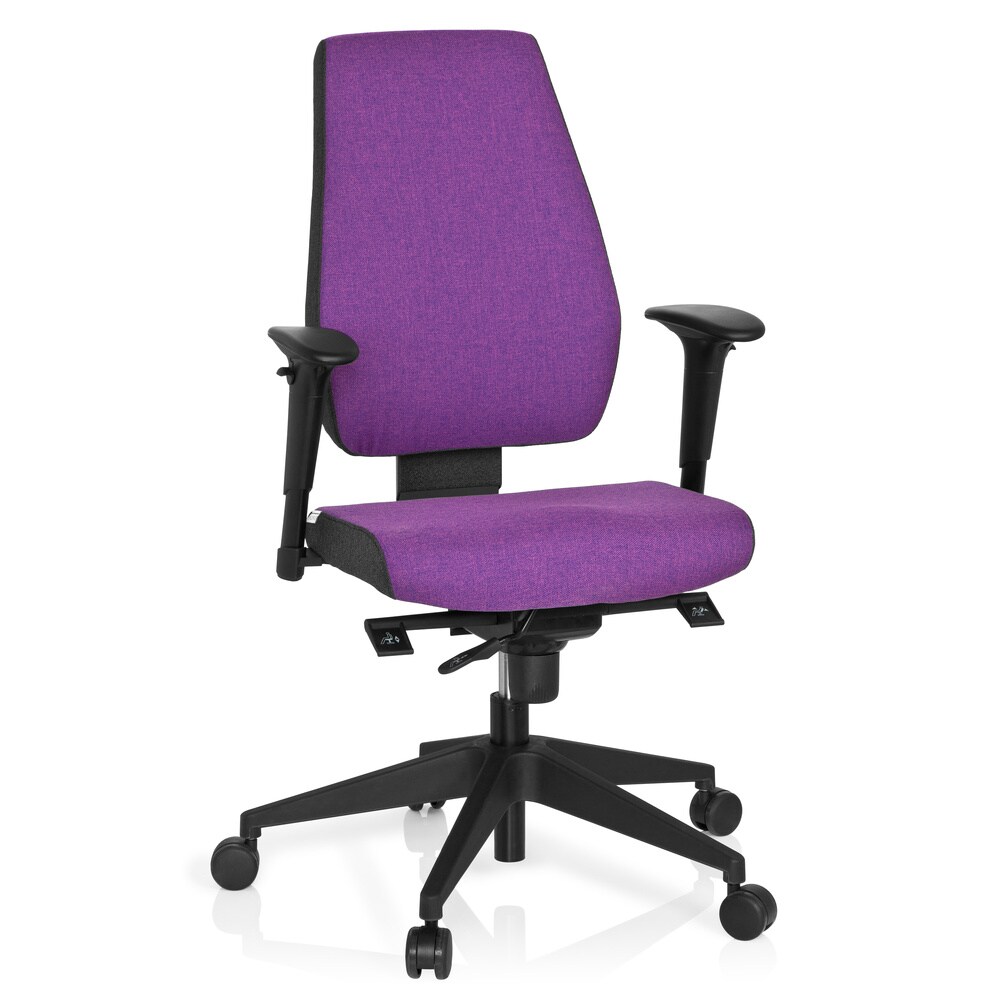 Profi Bürostuhl PRO-TEC 500 Stoff mit Armlehnen (höhenverstellbar) hjh OFFICE