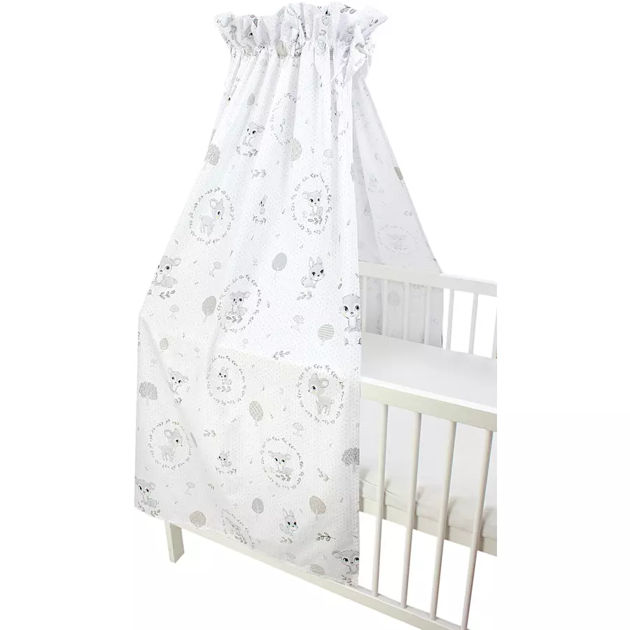 TupTam Babybett Himmel mit Schleifchen weiß Modell 1