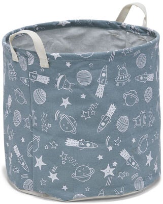 Alice & Fox Oppbevaringskurv 2-pack Space, Grey/white