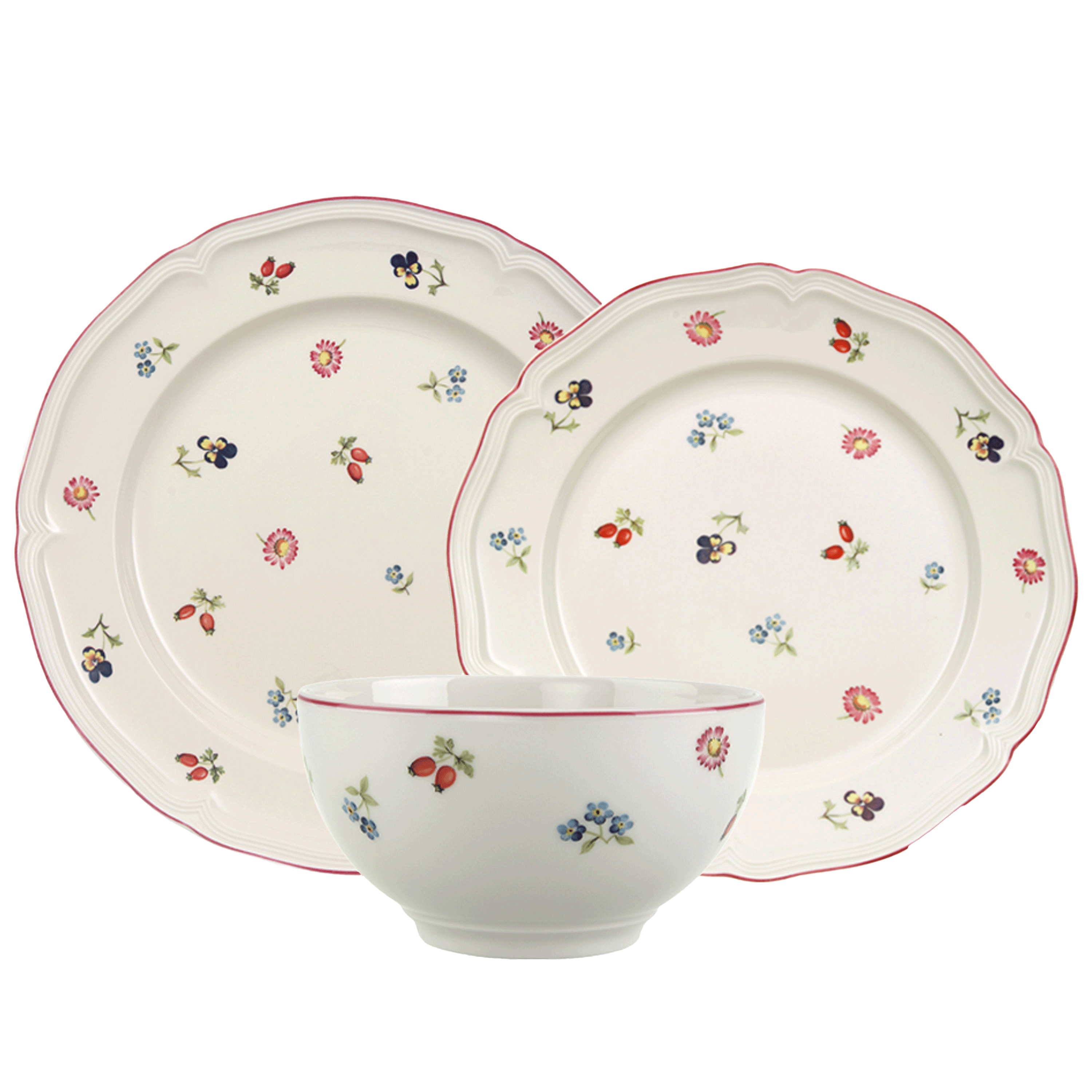 Petite Fleur Starter set White, Premium Porcelain