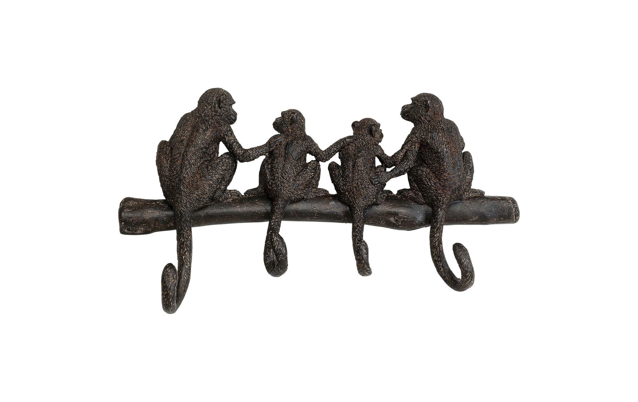 Kare Design Garderobenleiste »Monkey Family 38 cm x 21 cm«