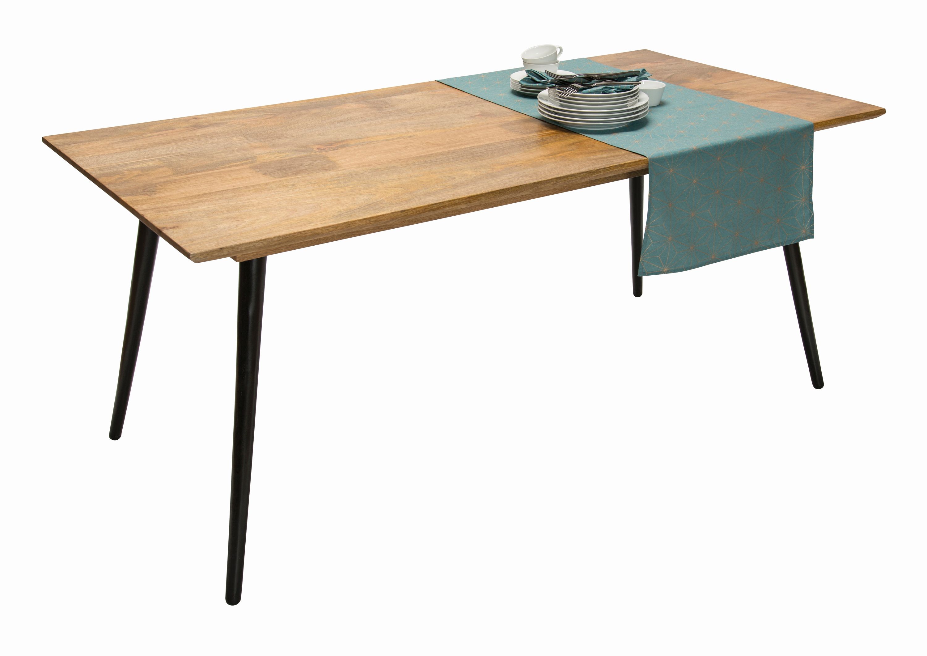 Esstisch 140x80cm Mangoholz Speisetisch Wohnzimmer Holz Tisch Küchentisch