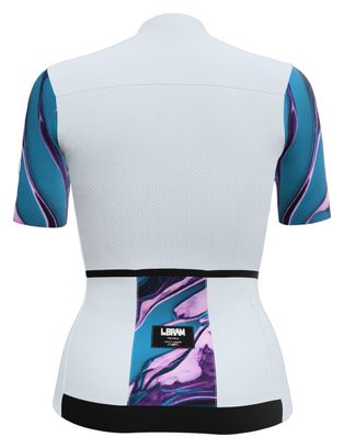 Maillot Manches Courtes Femme LeBram Ventoux Pétrole Bleu Ciel