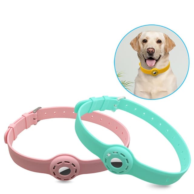 SKALO AirTag Holder Silicone Pet Collar