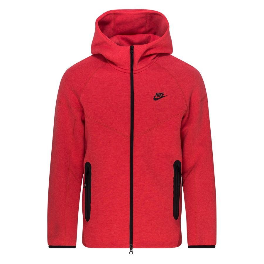 Nike Sweat à Capuche NSW Tech Fleece 24 FZ - Rouge/Noir
