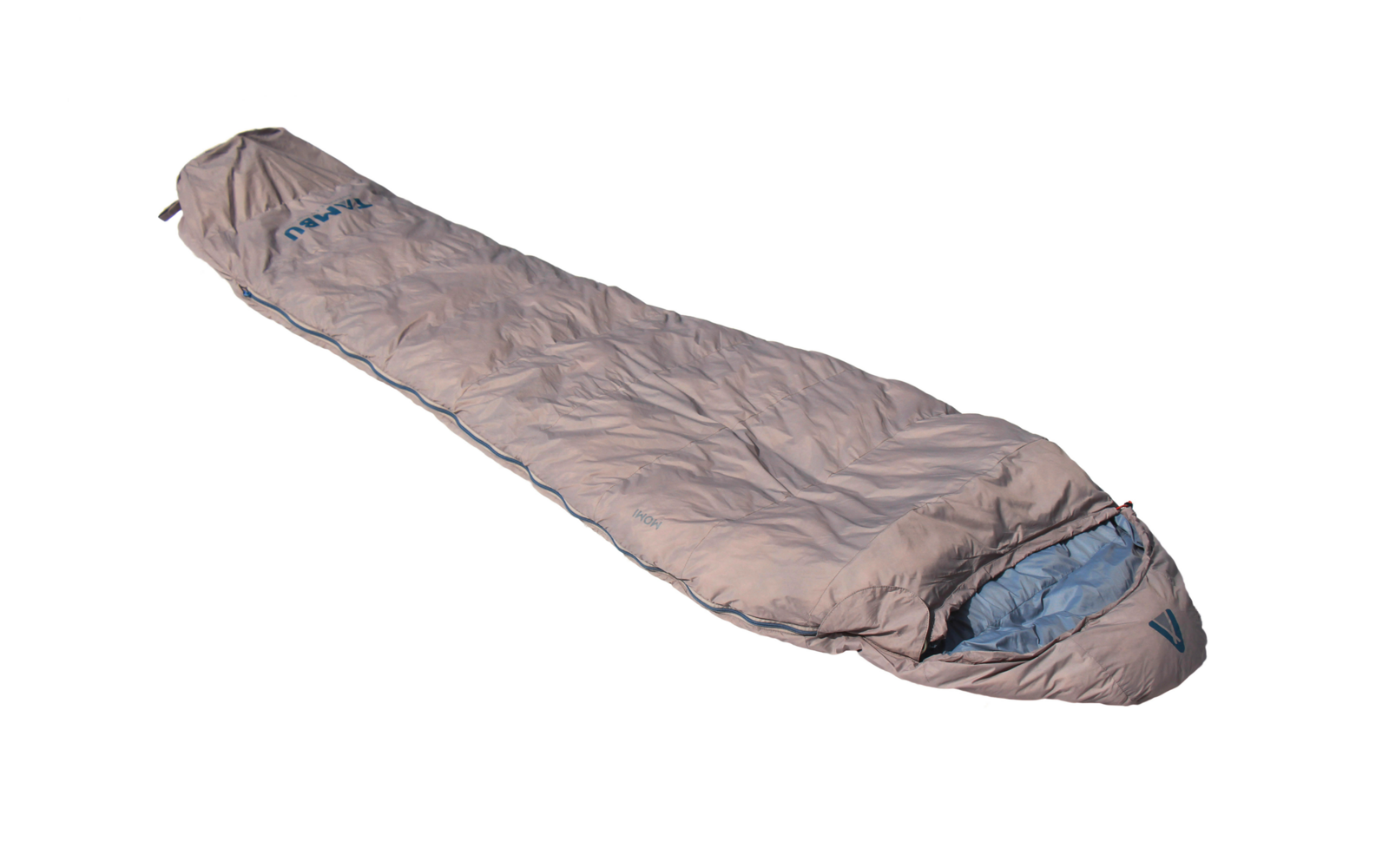 Tambu Momi Mumienschlafsack 230 x 80 cm grau / blau