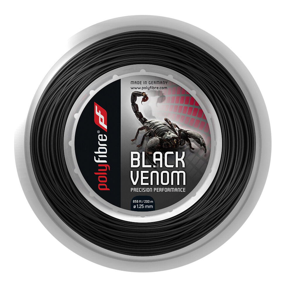Polyfibre Venom Bobine Cordage 200m - Noir
