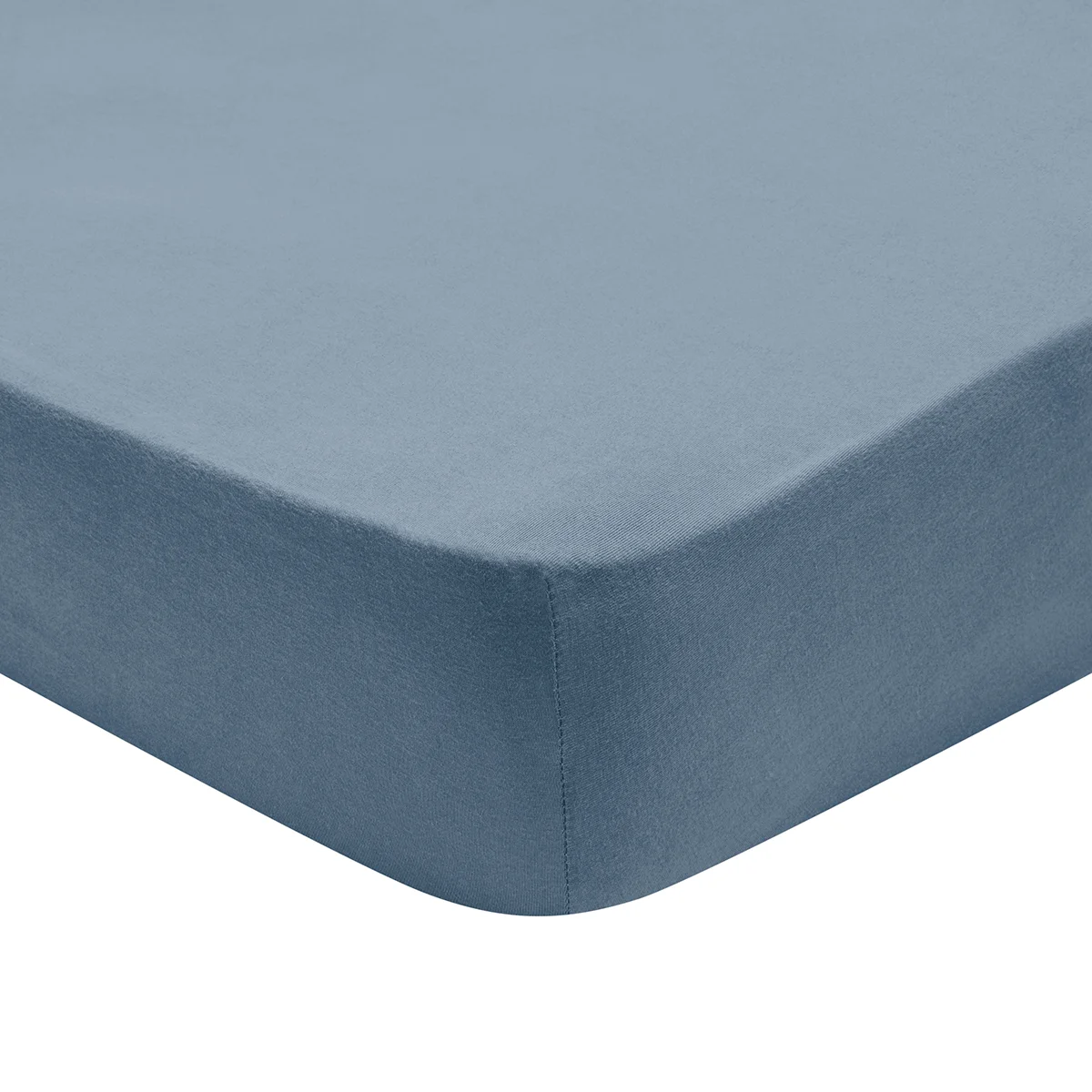 Drap Housse Confort Jersey Coloris Denim