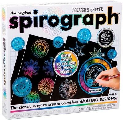 Spirograph Tegneverktøy Skrape og Shimmer