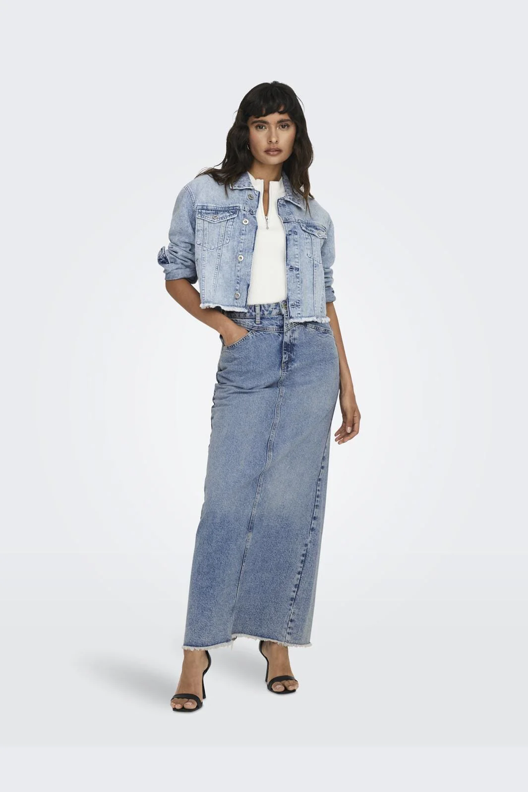 Only Onlada Cut Long Skirt