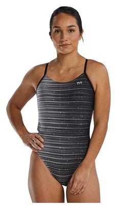 Maillot de bain Tyr Durafast Elite Speedwarp Cutoutfit Gris Femme