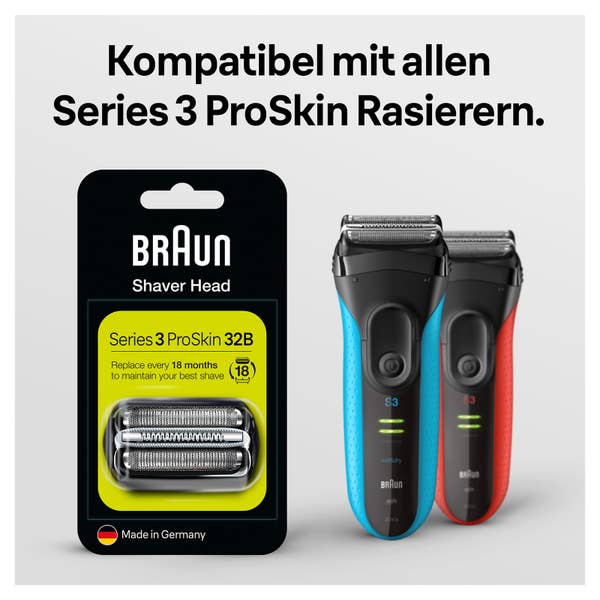 Braun Series 3 32B Elektrorasierer Ersatzscherteil