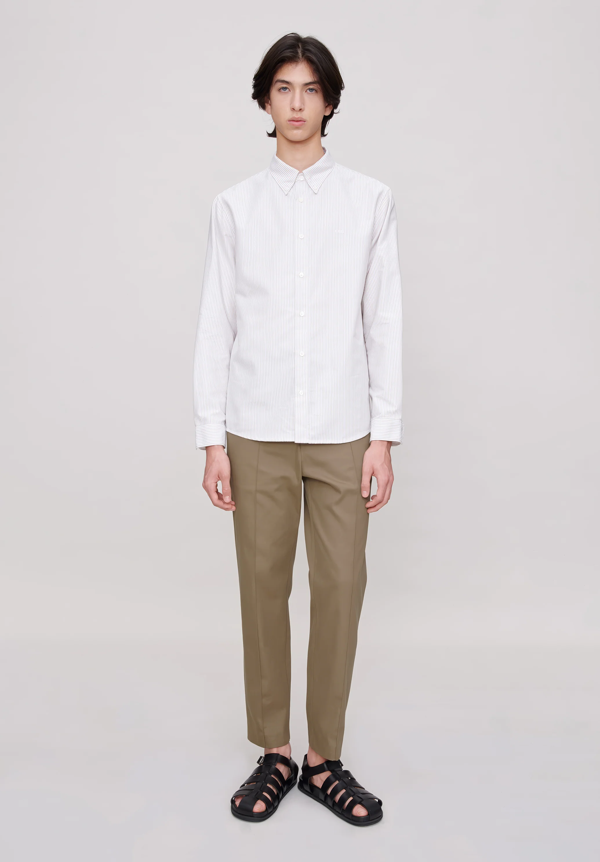 chemise greg logo - Beige