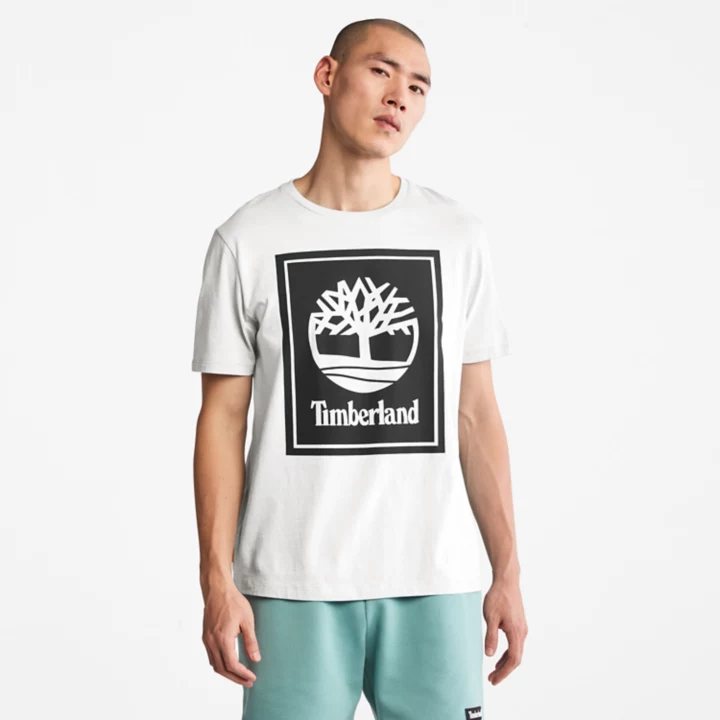 Camiseta All Gender Stack Logo na cor branca