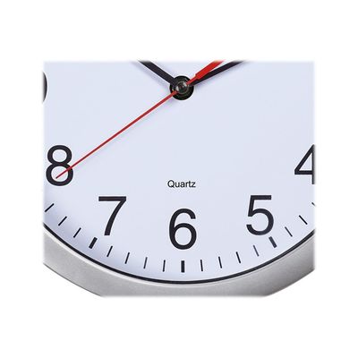 MaulRun - Horloge - mécanisme quartz - 25 cm - blanc argenté